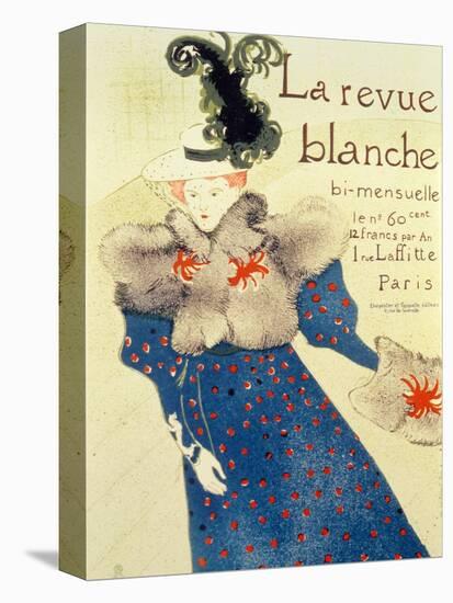 Cover of La Revue Blanche, 1895-Henri de Toulouse-Lautrec-Stretched Canvas