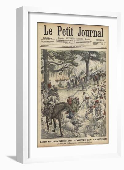 Cover of Le Petit Journal, 28 August 1904-null-Framed Giclee Print