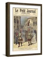 Cover of Le Petit Journal, 28 March 1891-null-Framed Giclee Print