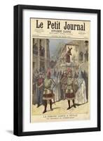 Cover of Le Petit Journal, 28 March 1891-null-Framed Giclee Print
