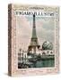 Cover of Magazine "Le Figaro Illustre" : World Fair in Paris, 1900 : Eiffel Tower, Engraving-null-Stretched Canvas
