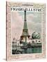 Cover of Magazine "Le Figaro Illustre" : World Fair in Paris, 1900 : Eiffel Tower, Engraving-null-Stretched Canvas