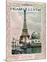 Cover of Magazine "Le Figaro Illustre" : World Fair in Paris, 1900 : Eiffel Tower, Engraving-null-Mounted Photo