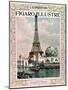 Cover of Magazine "Le Figaro Illustre" : World Fair in Paris, 1900 : Eiffel Tower, Engraving-null-Mounted Photo