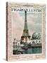 Cover of Magazine "Le Figaro Illustre" : World Fair in Paris, 1900 : Eiffel Tower, Engraving-null-Stretched Canvas