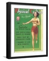 Cover of Physical Culture Magazine-Found Image Press-Framed Giclee Print