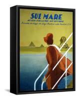 Cover of Publicity Magazine for Lloyd Triestino Shipping Line Sul Mare, 1931-Marcello Dudovich-Framed Stretched Canvas