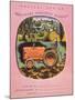 Cover of School Exercise Book Showing a Renault Tractor, 1950S-null-Mounted Giclee Print