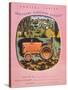 Cover of School Exercise Book Showing a Renault Tractor, 1950S-null-Stretched Canvas