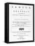 Cover of Sheet Music for Samson, an Oratorio by Handel, published in 1759-null-Framed Stretched Canvas