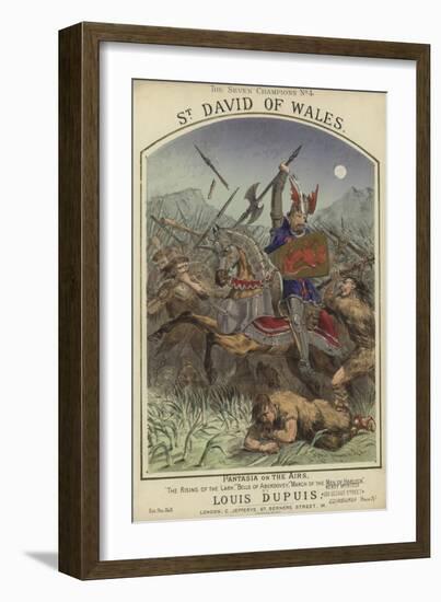 Cover of St David of Wales-Alfred Concanen-Framed Giclee Print