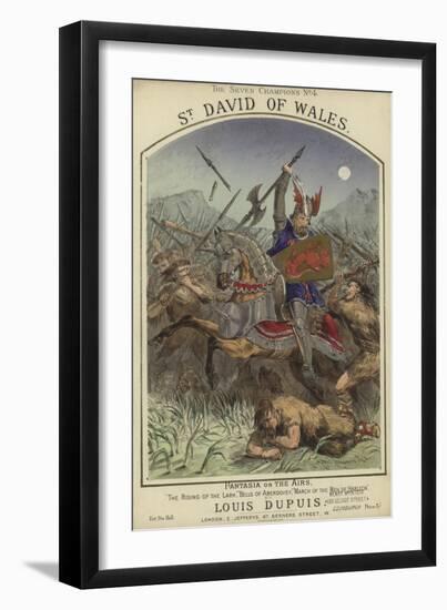 Cover of St David of Wales-Alfred Concanen-Framed Giclee Print