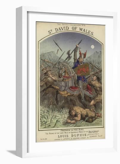 Cover of St David of Wales-Alfred Concanen-Framed Giclee Print