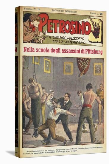 Cover of Story from the Series "Petrosino, the Great Italo-American Policeman"-null-Stretched Canvas