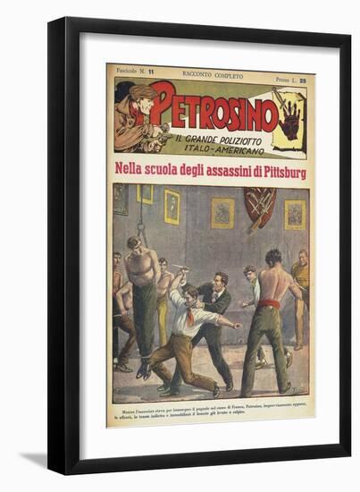 Cover of Story from the Series "Petrosino, the Great Italo-American Policeman"-null-Framed Giclee Print