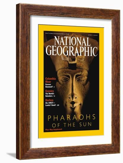 Cover of the April, 2001 National Geographic Magazine-Kenneth Garrett-Framed Photographic Print