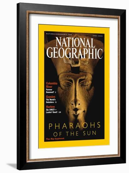 Cover of the April, 2001 National Geographic Magazine-Kenneth Garrett-Framed Photographic Print