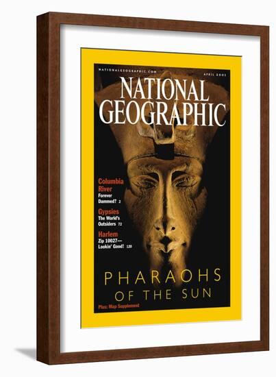 Cover of the April, 2001 National Geographic Magazine-Kenneth Garrett-Framed Photographic Print