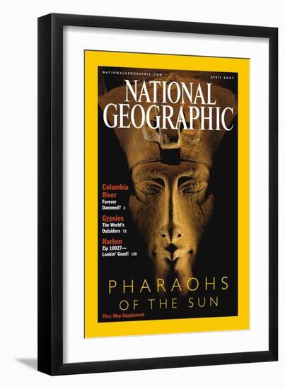 Cover of the April, 2001 National Geographic Magazine-Kenneth Garrett-Framed Photographic Print