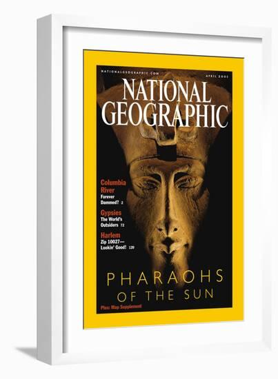 Cover of the April, 2001 National Geographic Magazine-Kenneth Garrett-Framed Photographic Print