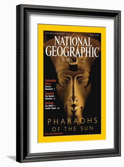 Cover of the April, 2001 National Geographic Magazine-Kenneth Garrett-Framed Photographic Print