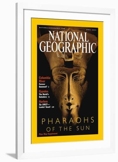 Cover of the April, 2001 National Geographic Magazine-Kenneth Garrett-Framed Photographic Print