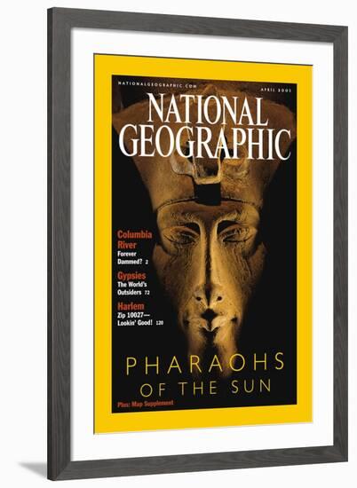 Cover of the April, 2001 National Geographic Magazine-Kenneth Garrett-Framed Photographic Print