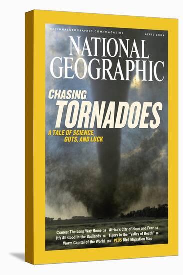 Cover of the April, 2004 National Geographic Magazine-Carsten Peter-Stretched Canvas