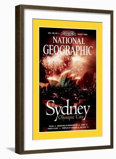 Cover of the August, 2000 National Geographic Magazine-Annie Griffiths-Framed Photographic Print