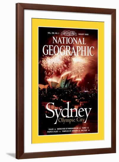 Cover of the August, 2000 National Geographic Magazine-Annie Griffiths-Framed Photographic Print