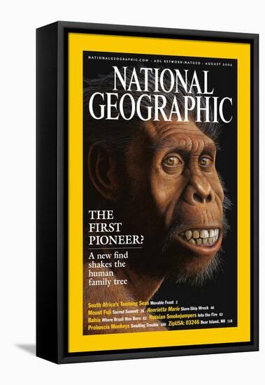 Cover of the August, 2002 National Geographic Magazine-Mauricio Anton-Framed Stretched Canvas