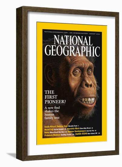 Cover of the August, 2002 National Geographic Magazine-Mauricio Anton-Framed Photographic Print