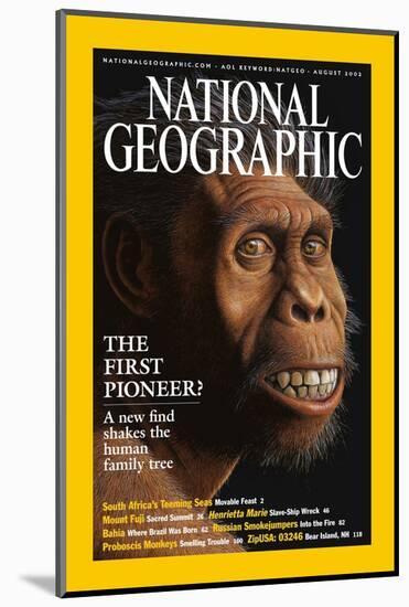 Cover of the August, 2002 National Geographic Magazine-Mauricio Anton-Mounted Photographic Print