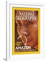 Cover of the August, 2003 National Geographic Magazine-Nicolas Reynard-Framed Photographic Print