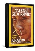 Cover of the August, 2003 National Geographic Magazine-Nicolas Reynard-Framed Stretched Canvas