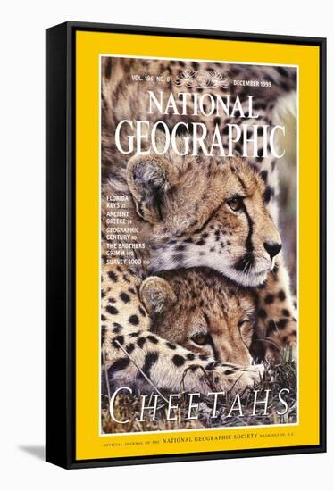 Cover of the December, 1999 National Geographic Magazine-Chris Johns-Framed Stretched Canvas