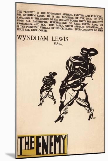 Cover of the Enemy-Wyndham Lewis-Mounted Giclee Print