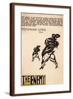 Cover of the Enemy-Wyndham Lewis-Framed Giclee Print