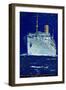 Cover of the 'Farewell Dinner' (Farewell Meal) Menu for the Passenger Liner 'Atlantis', Representin-Kenneth Shoesmith-Framed Giclee Print