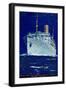 Cover of the 'Farewell Dinner' (Farewell Meal) Menu for the Passenger Liner 'Atlantis', Representin-Kenneth Shoesmith-Framed Giclee Print