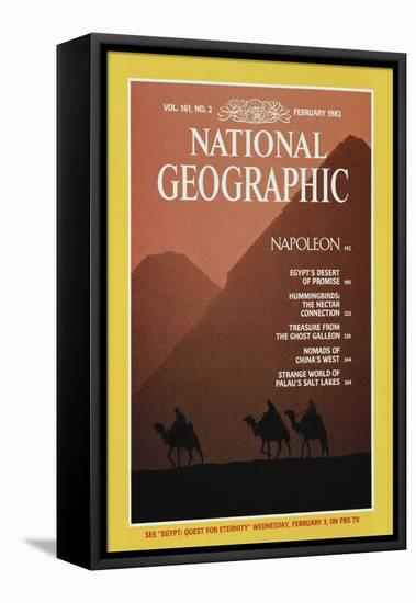 Cover of the February, 1982 National Geographic Magazine-Gordon Gahan-Framed Stretched Canvas