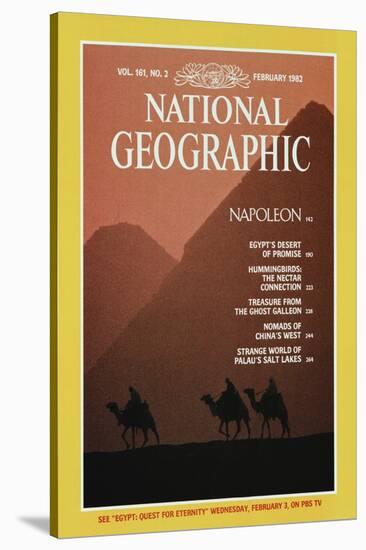 Cover of the February, 1982 National Geographic Magazine-Gordon Gahan-Stretched Canvas