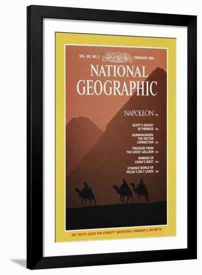 Cover of the February, 1982 National Geographic Magazine-Gordon Gahan-Framed Photographic Print