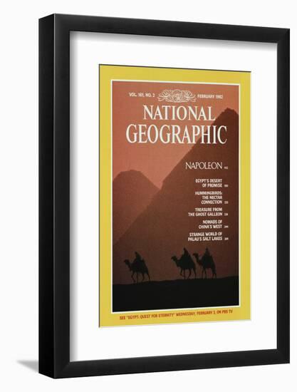 Cover of the February, 1982 National Geographic Magazine-Gordon Gahan-Framed Photographic Print