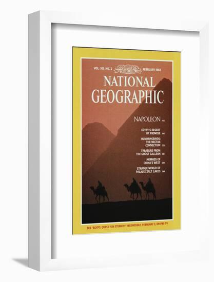 Cover of the February, 1982 National Geographic Magazine-Gordon Gahan-Framed Photographic Print