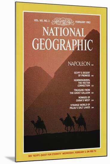 Cover of the February, 1982 National Geographic Magazine-Gordon Gahan-Mounted Premium Photographic Print