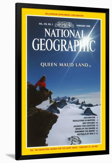 Cover of the February, 1998 National Geographic Magazine-Gordon Wiltsie-Framed Photographic Print