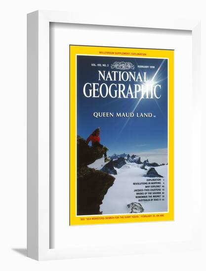 Cover of the February, 1998 National Geographic Magazine-Gordon Wiltsie-Framed Photographic Print