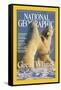 Cover of the February, 2004 National Geographic Magazine-Norbert Rosing-Framed Stretched Canvas