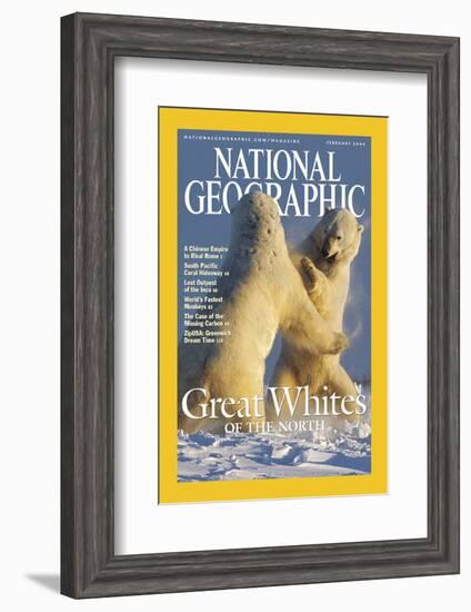 Cover of the February, 2004 National Geographic Magazine-Norbert Rosing-Framed Photographic Print